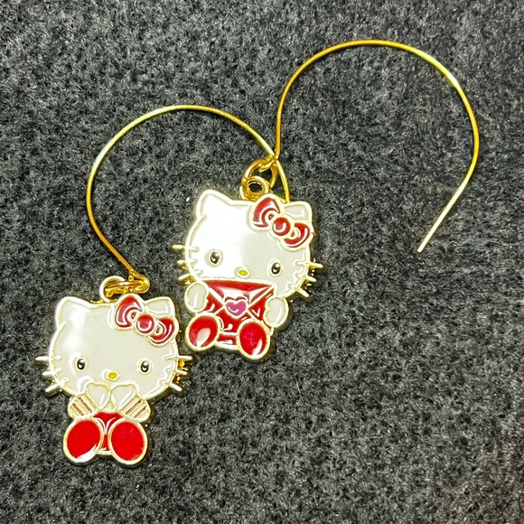 HELLO KITTY-Earrings - - Picture 3 of 5
